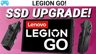 Lenovo Legion Go SSD upgrade guide up to 2tb all steps covered [upl. by Nnylyaj]