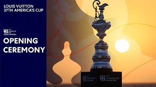 37th Americas Cup  Opening Ceremony  LIVE [upl. by Egnalos162]