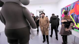 Highsnobiety TV Kaws Exhibition at Galerie Emmanuel Perrotin Paris [upl. by Suoivart164]