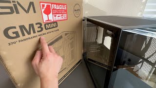 UNBOXING GIM Micro ATX PC Case With 2 Tempered Glass WOW The Best Micro ATX Gaming Case [upl. by Efinnej]