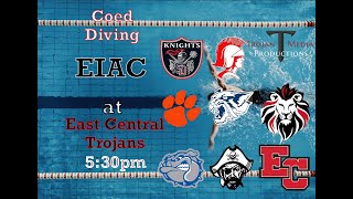 Indiana High School Swimming amp DivingEIAC Diving  East Central 2024 [upl. by Tome]