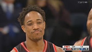 DeMar DeRozan HITS the CLUTCH GameWinner  Raptors vs Knicks  Feb 27 2017  201617 NBA Season [upl. by Aicemaj]