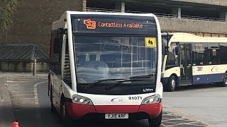 beast TLC Travel Optare Solo SR 91071 YJ15 ARF route 259 [upl. by Inaluahek]