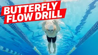 Butterfly Swim Drill Flow Drill [upl. by Lunneta]