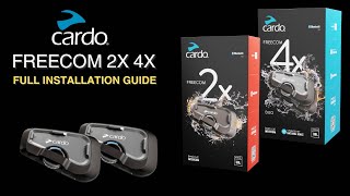 How to Install Cardo Freecom 2x amp 4x  StepbyStep Guide [upl. by Ailana]