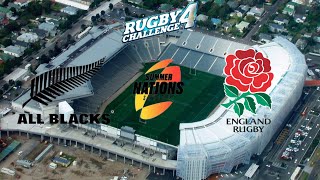 Rugby Challenge 4  All Blacks Vs England  2nd Test 2024 [upl. by Earised]