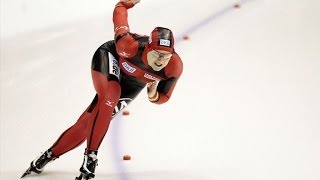 Eisschnellläuferin Jenny Wolf kämpft um Gold über 500 m [upl. by Sumner]