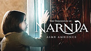 The Chronicles of Narnia 🦁 ASMR Ambience amp Soft Music ◈ Rain amp Snow Sounds ◈ Into the Wardrobe [upl. by Lehcear]