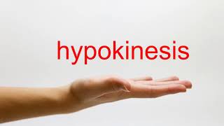 How to Pronounce hypokinesis  American English [upl. by Imeaj]