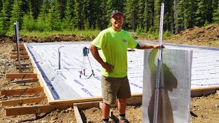 The NeverEnding Footers  DIY Insulated Concrete Slab  Alaska Quonset Hut Build [upl. by Zetneuq203]