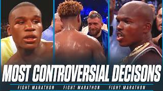 The Most Controversial Decisions In Boxing  FIGHT MARATHON [upl. by Maddocks]