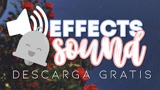 LOS MEJORES EFECTOS DE SONIDO PARA TUS VÍDEOS  Sound Effect Youtuber Popular  NatampDani [upl. by Cordey]