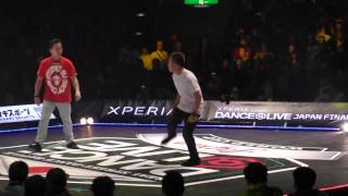 TAISUKE vs ISSEI FINAL BREAK DANCELIVE JP FINAL 2014 [upl. by Anilem845]