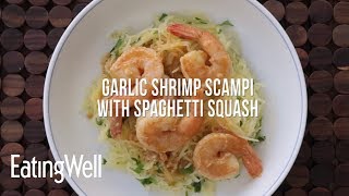 How to Make Garlic Shrimp Scampi with Spaghetti Squash [upl. by Ttcos]