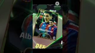 how to best training Albert Ferrer in efootball efootball shorts trending efootball 25 [upl. by Naillimixam]