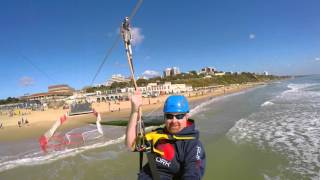 Pier Zip  Rock Reef Bournemouth [upl. by Berstine79]