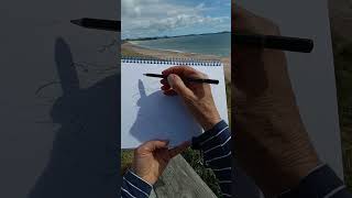 Tidelines Capturing the SPIRIT of the SHORE artisticjourney pleinairpainting sketchingoutdoors [upl. by Aliek]