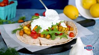 Roasted Cauliflower and Chickpea Pita Recipe [upl. by Carlile]