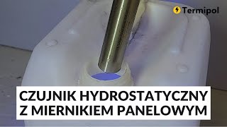 Czujnik hydrostatyczny z miernikiem panelowym  zasada działania  Termipol [upl. by Auj]