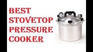 Best Stovetop Pressure Cooker 2021 [upl. by Ahsemik]