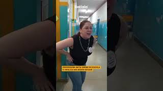 PROFESSOR IMITA SIRENE DE ESCOLA E VIRALIZA NAS REDES SOCIAIS [upl. by Kentigera]