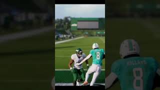 Recreating Jevon hollands 99 yard pick 6 last year [upl. by Ahsirtak]