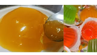 Homemade Orange jelly without gelatin and agar agar  only 3 ingredients [upl. by Lotta]