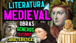 LITERATURA de la EDAD MEDIA Características autores géneros y obras [upl. by Nowaj531]