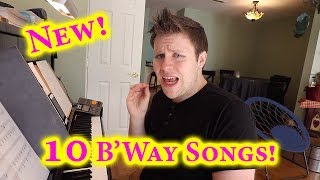 10 of My Favorite Musical Theatre Songs [upl. by Moriarty513]