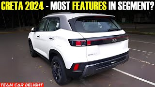 Creta Facelift 2024  Top 25 Features [upl. by Zanahs]