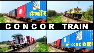 Indian Railways Container Train with NGC WDG4 Diesel Engine  CONCOR TRAIN towards ICD Amingaon NFR [upl. by Pickar]