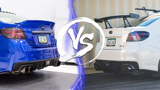 GT Wing vs Duckbill Spoiler Comparison  SubiSpeed [upl. by Adalard]