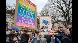 020224  Arnsberg steht auf Tausende Menschen demonstrieren gegen Rechts [upl. by Gert]