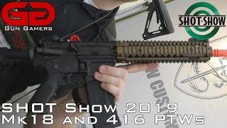 SHOT Show 2019 ZShot Mk18 and HK416 quotBudgetquot PTWs [upl. by Odlareg]