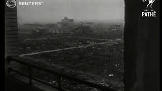 Atomic bomb destruction in Japan 1945 [upl. by Taffy815]