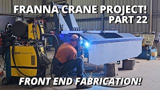 Front End FABRICATION amp NEW Cab Build Begins  Franna Crane Project  Part 22 [upl. by Niwdog]