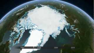 Arctic ice cover from 1978 to 2010 [upl. by Xanthus298]