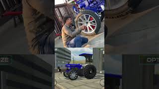 Farmtrac 60 modified alloy wheels 🛞shorts ytshorts bantukargwal08 [upl. by Cohbert]