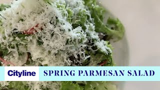 A spring salad featuring three year old parmesan [upl. by Alverta198]