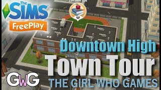 The Sims Freeplay Downtown High [upl. by Kusin]