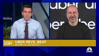 Uber CEO Dara Khosrowshahi on Q4 results Continue to see consumer strength especially in services [upl. by Petey]