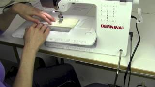 Bernina 215 24 Free Hand System FHS [upl. by Einuj440]