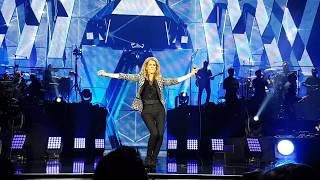 Celine Dion  Im Alive beginning  London DVD Recording  29072017 [upl. by Asiruam]