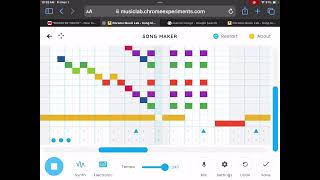 Part 1 Chrome Music Lab Song [upl. by Eyk767]