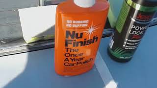 Nu finish car polish sealant vs jescar power lock plus sealant [upl. by Paehpos145]