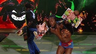 Kofi Kingston amp RTruth Have Fun with Mattels Brawlin Buddies [upl. by Annasor143]