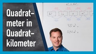 Quadratmeter in Quadratkilometer umrechnen [upl. by Ingeborg]