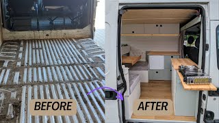 Low Budget 3000 Camper Van Conversion Start  to  finish Timelapse Budgi Complete Build DIY [upl. by Leafar]