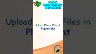 Playwright Tutorial  Upload Single File  Multiple Files Playwright playwrightautomation [upl. by Ramas402]