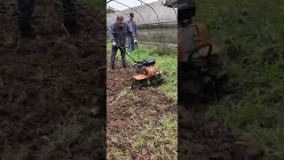 GT750 tilling on hard soil [upl. by Farly]